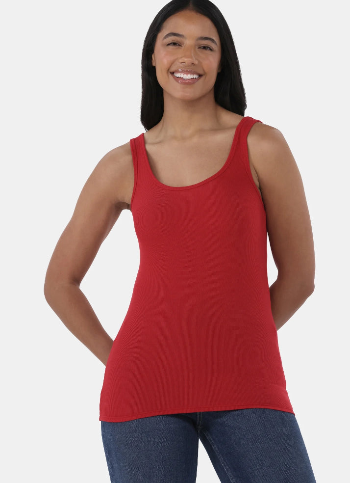 Time and Tru Women's Ribbed Tank Top
