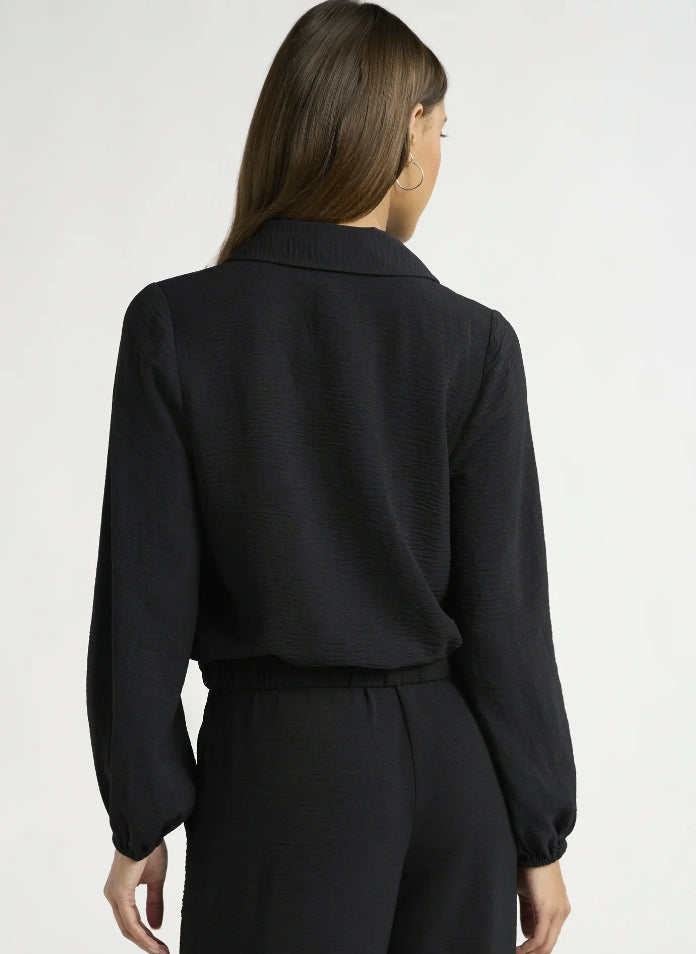 Sofia Jeans Women's and Women's Plus Utility Blouse with Long Sleeves.