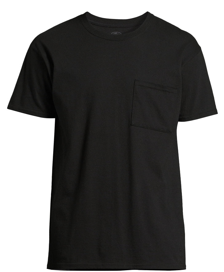 Athletic Works Men's and Big Men's Cotton Pocket Tee.