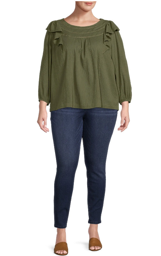 Terra & Sky Women's Plus Size Skinny Jeans