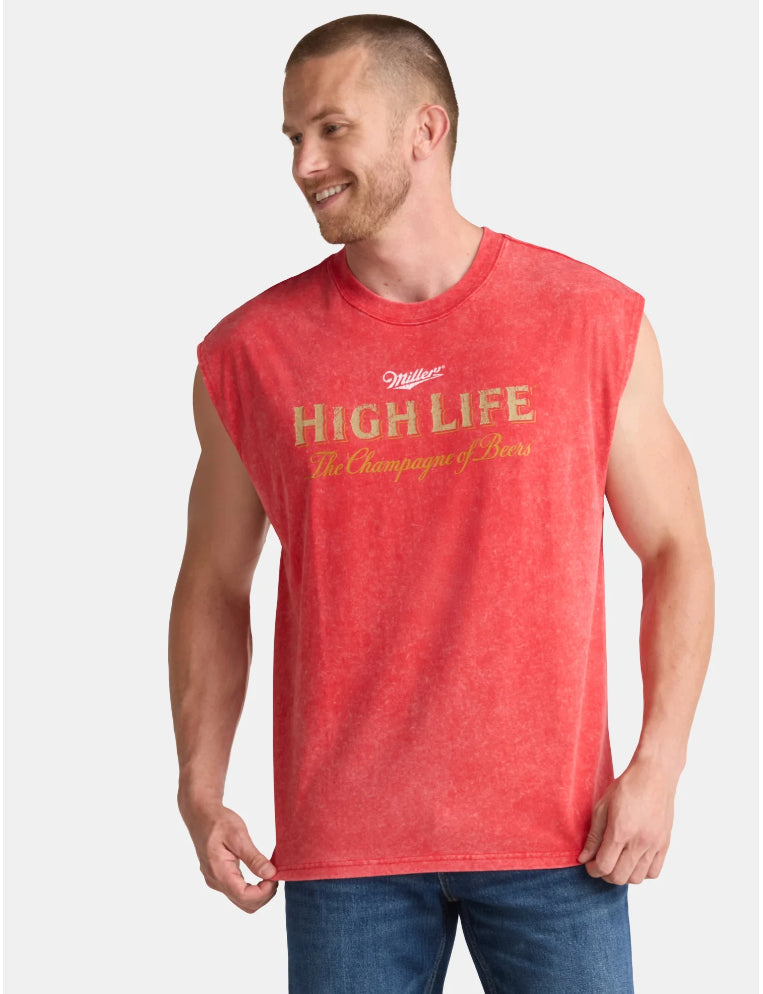 Miller Men's and Big Men's Graphic Muscle Tank Top.