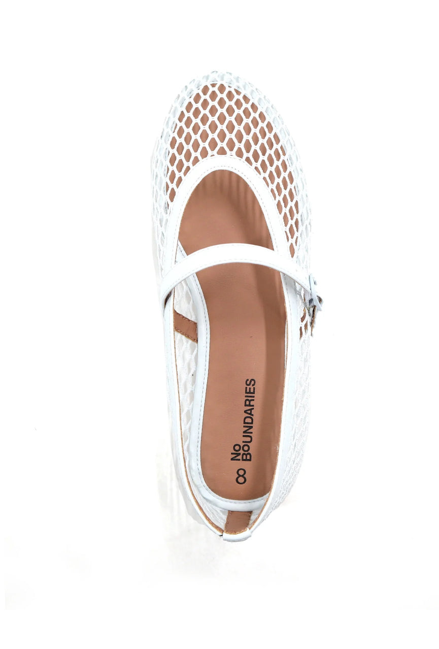 No Boundaries Women's Mesh Mary Jane Shoes