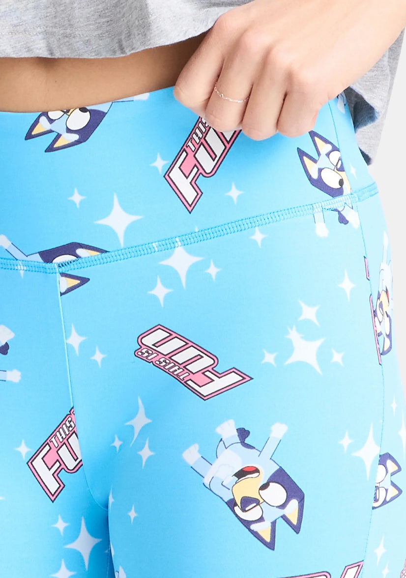 Bluey Women's Print Bike Shorts