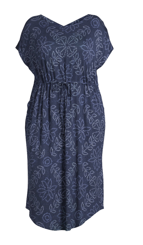 Terra & Sky Women’s Plus Size Criss Cross Knit Dress