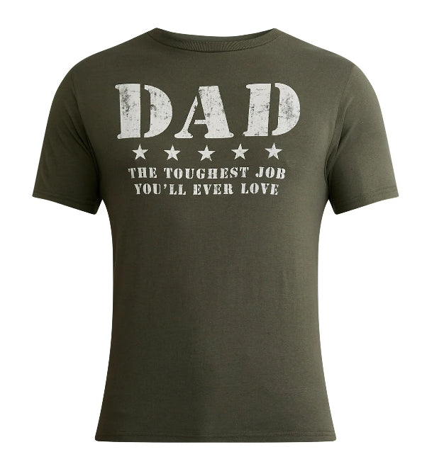 Men's and Big Men's Father's Day Army Ranger Dad Graphic Tee Shirt from Way to Celebrate.