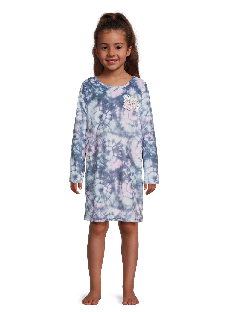 Wonder Nation Girls Long Sleeve Fleece Sleep Gown