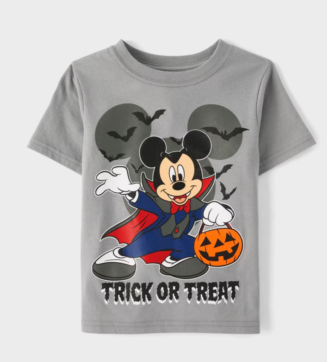 Toddler Boys Mickey Mouse™ Trick Or Treat Graphic Tee - Gray