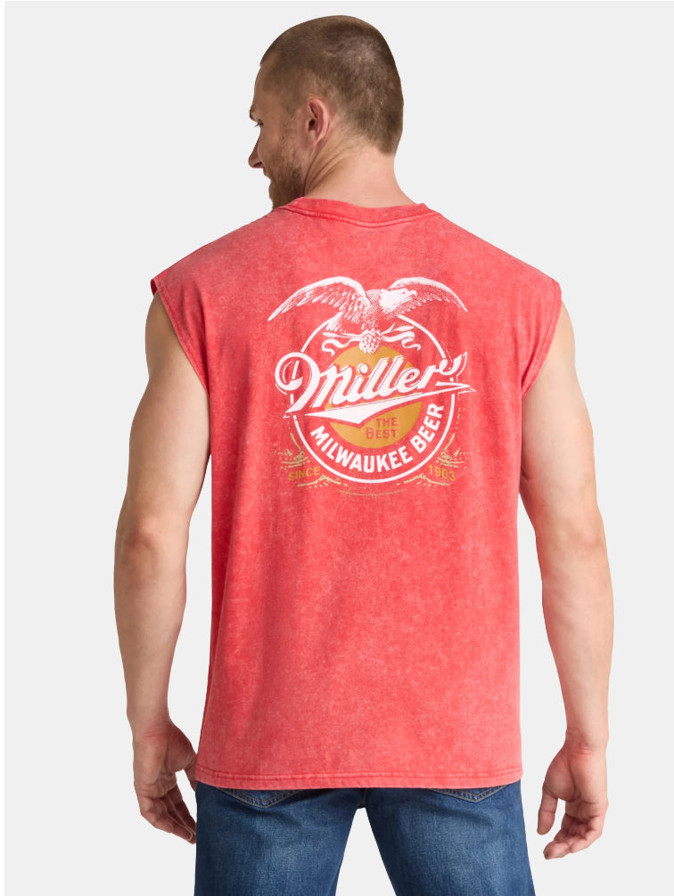 Miller Men's and Big Men's Graphic Muscle Tank Top.