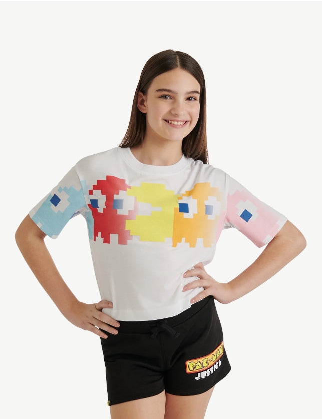 Justice Girls PAC-MAN Graphic T-Shirt.