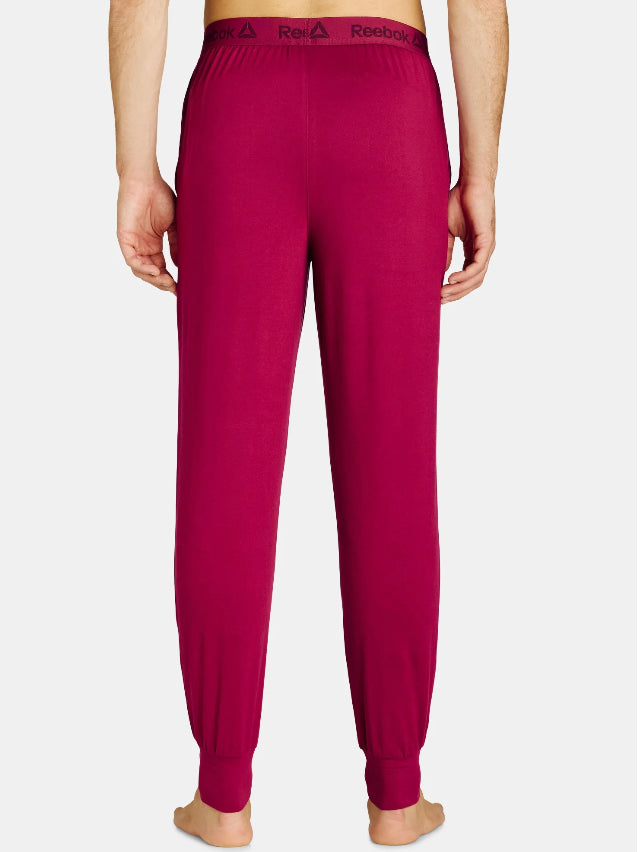 Reebok Men's Tech Comfort Tapered Jogger Pajama Lounge Pant.