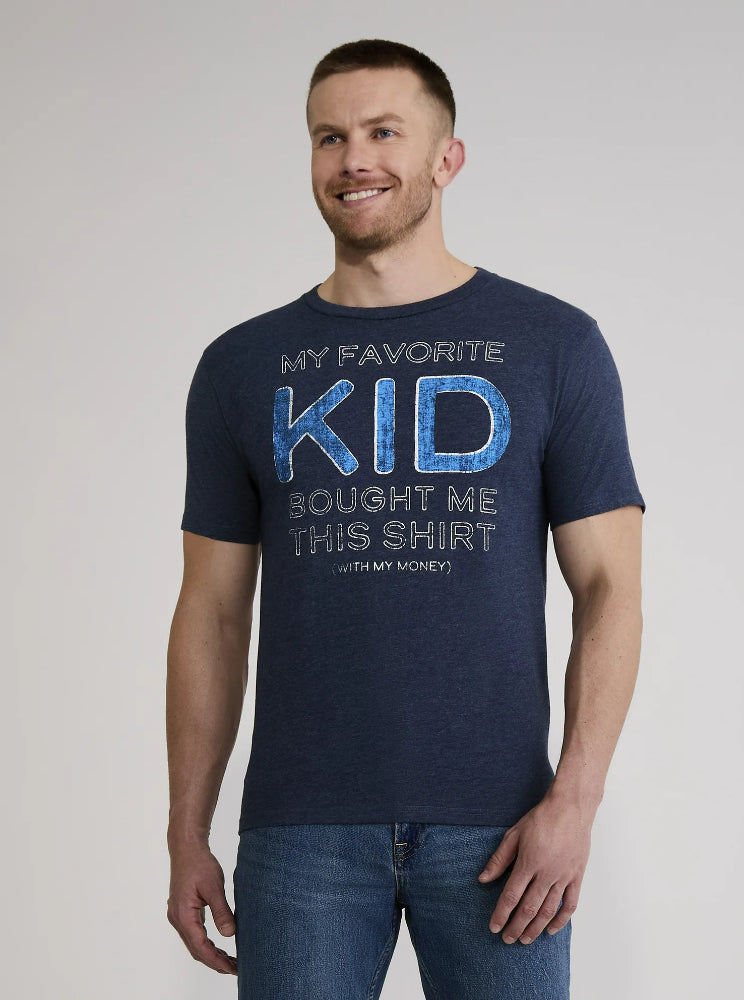 Men's and Big Men's Father's Day Favorite Kid Graphic Tee Shirt from Way to Celebrate.