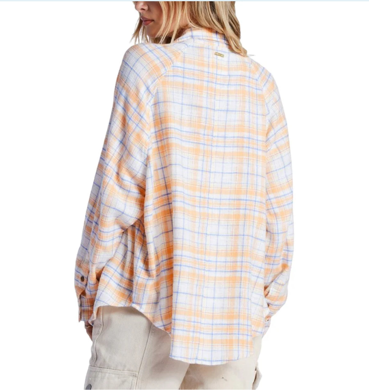 Billabong “Best Time” Plaid Button-Up Shirt