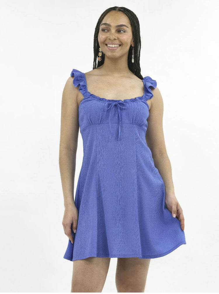 No Boundaries Mini Dress with Flutter Straps, Women's