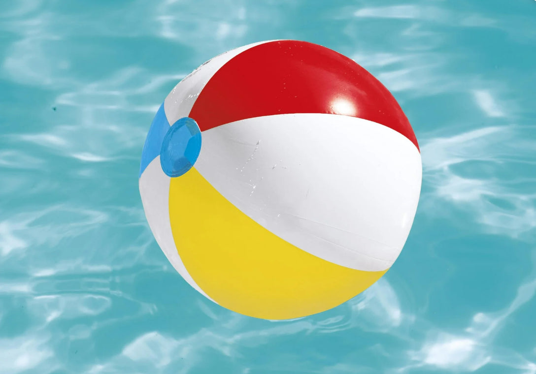 Bluescape Multi-Color Inflatable Pool and Beach Ball 13", Child Unisex, Ages 2+