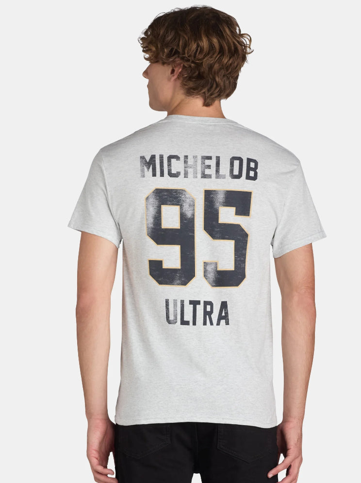 Michelob Ultra Men's and Big Men’s Soccer Club Vintage style Graphic Tee Shirt.