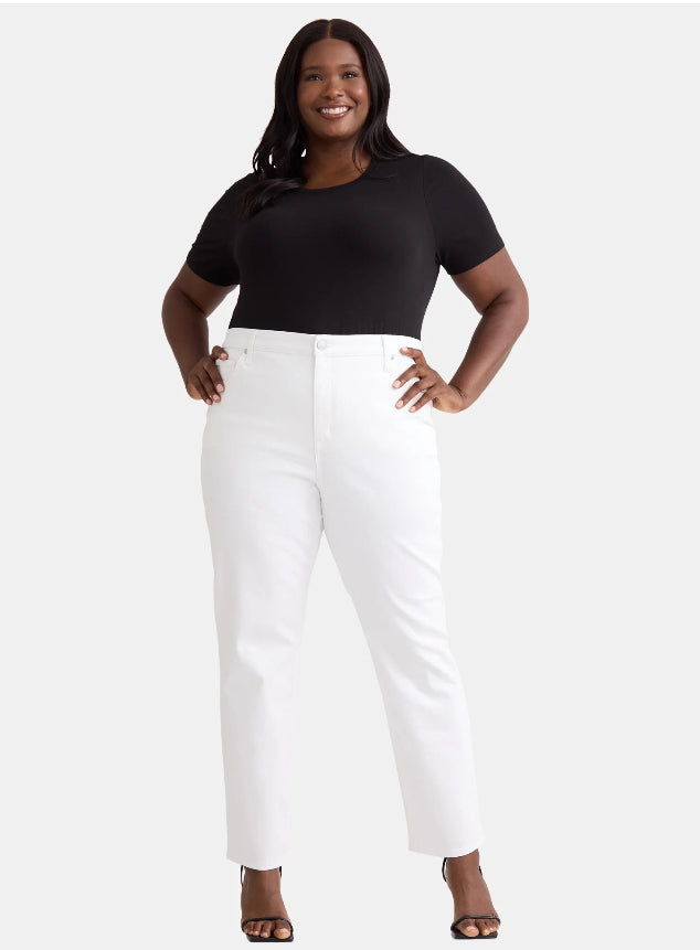 Terra & Sky Women's Plus Size Straight Jeans