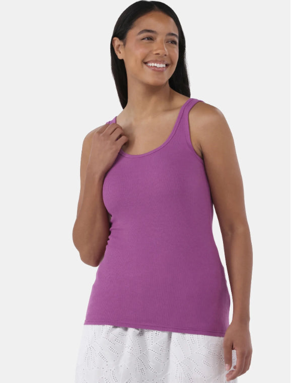 Time and Tru Women's Ribbed Tank Top.
