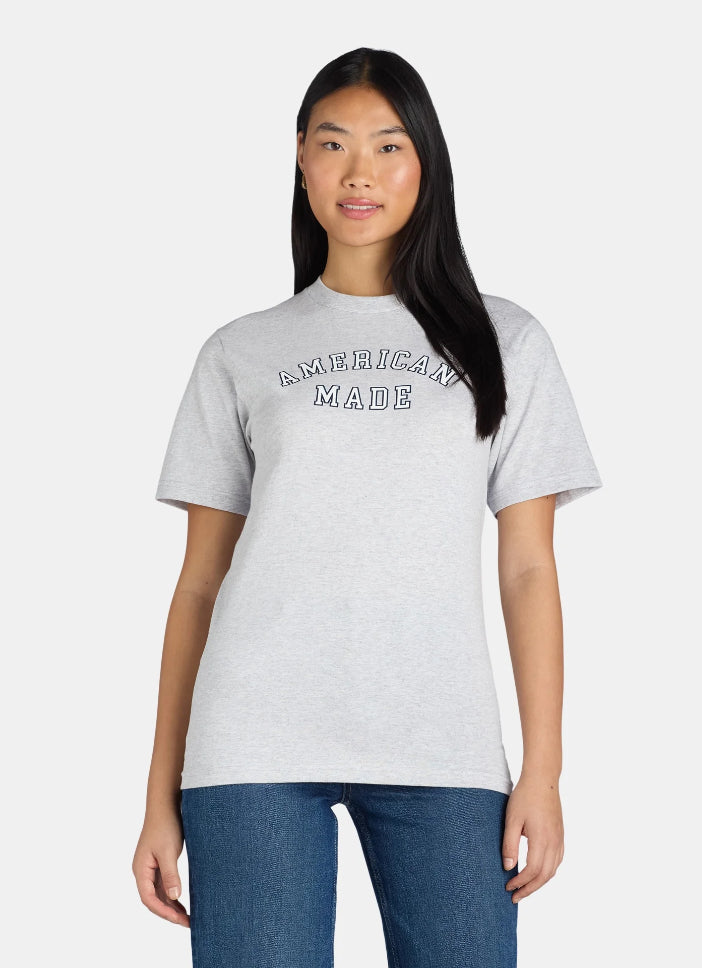 American Giant Unisex USA Tee Shirt, Men's