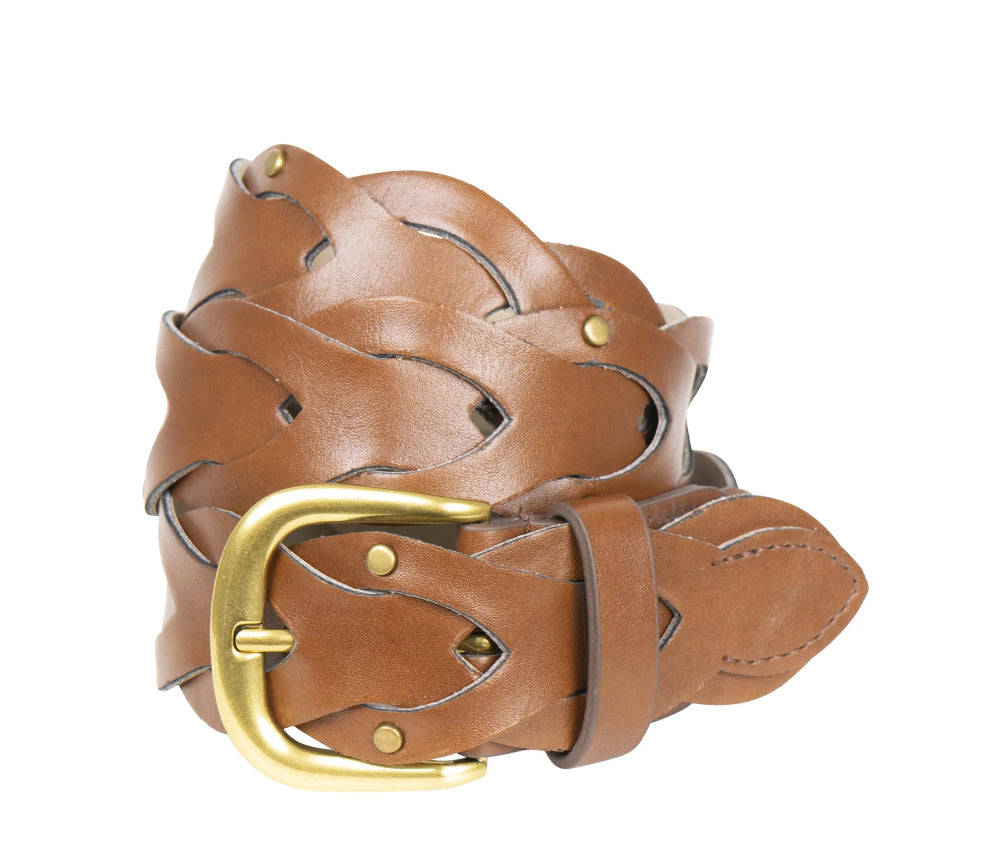 38mm Stud Link Braid Belt