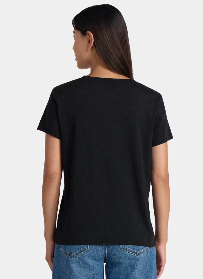 Women's Graphic Tee with Short Sleeves.