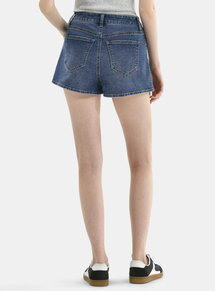 No Boundaries Denim Mom Shorts, 2.25'' Inseam, Women's.