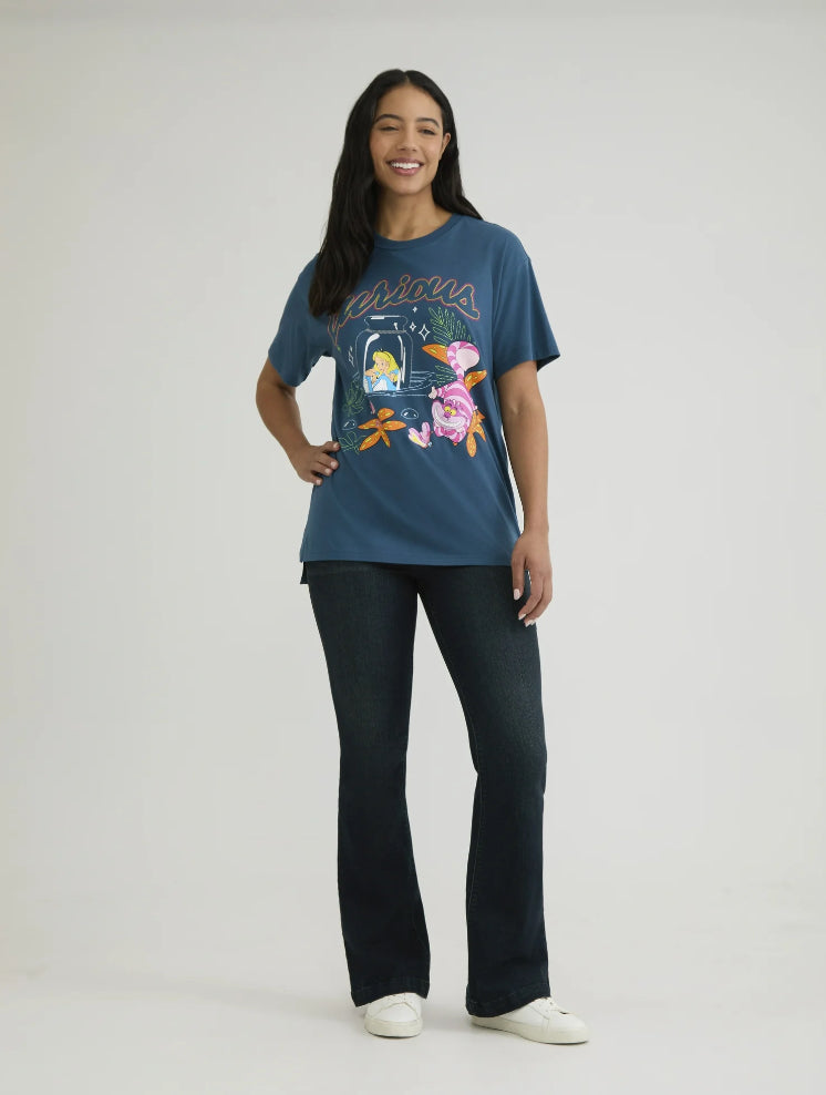 Alice Navy Graphic Tee