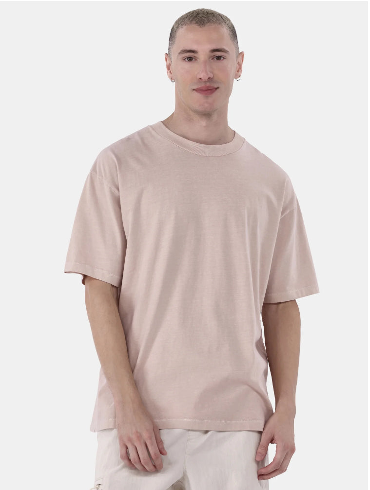No Boundaries All Gender Cotton Oversize Tee with Short Sleeves.
