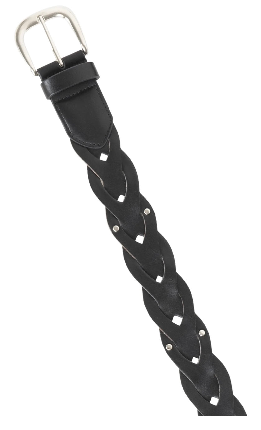 Time and Tru Women's Stud Link Braid Belt