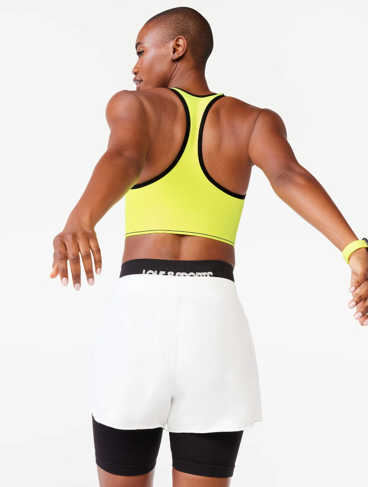 Love & Sports Women's Plunge Sports Bra