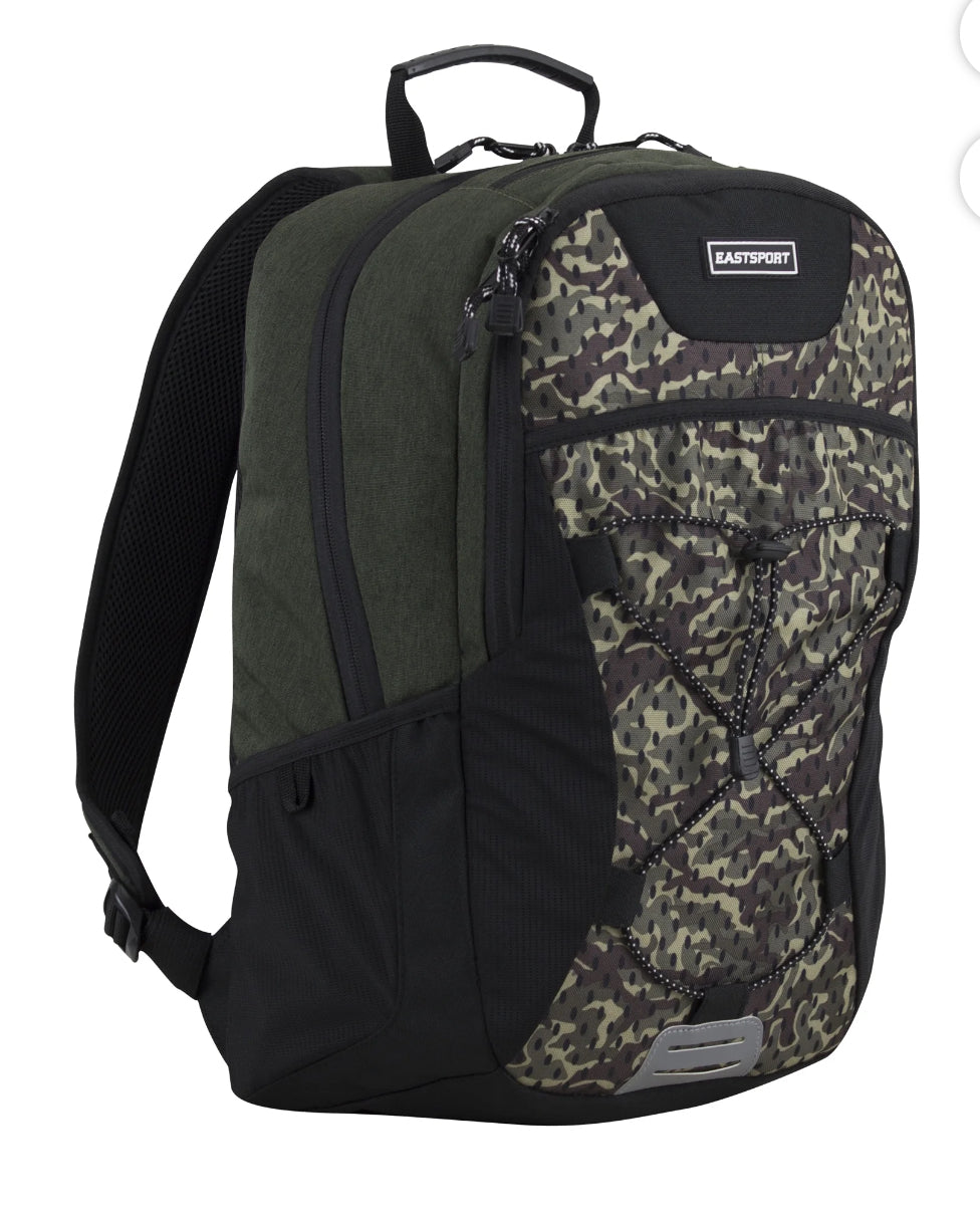 Eastsport Unisex Summit Bungee Backpack, Camo