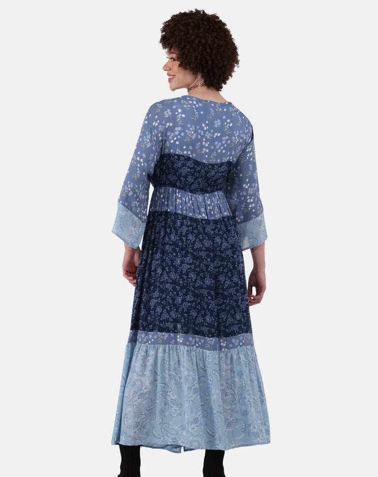No Boundaries Women's Viscose Mixed Print Fashion Coverup.