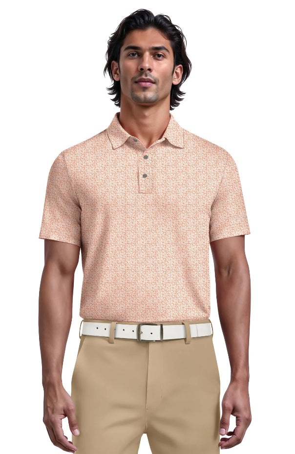 Ben Hogan Men's & Big Men's All Over Floral Printed Golf Polo.
