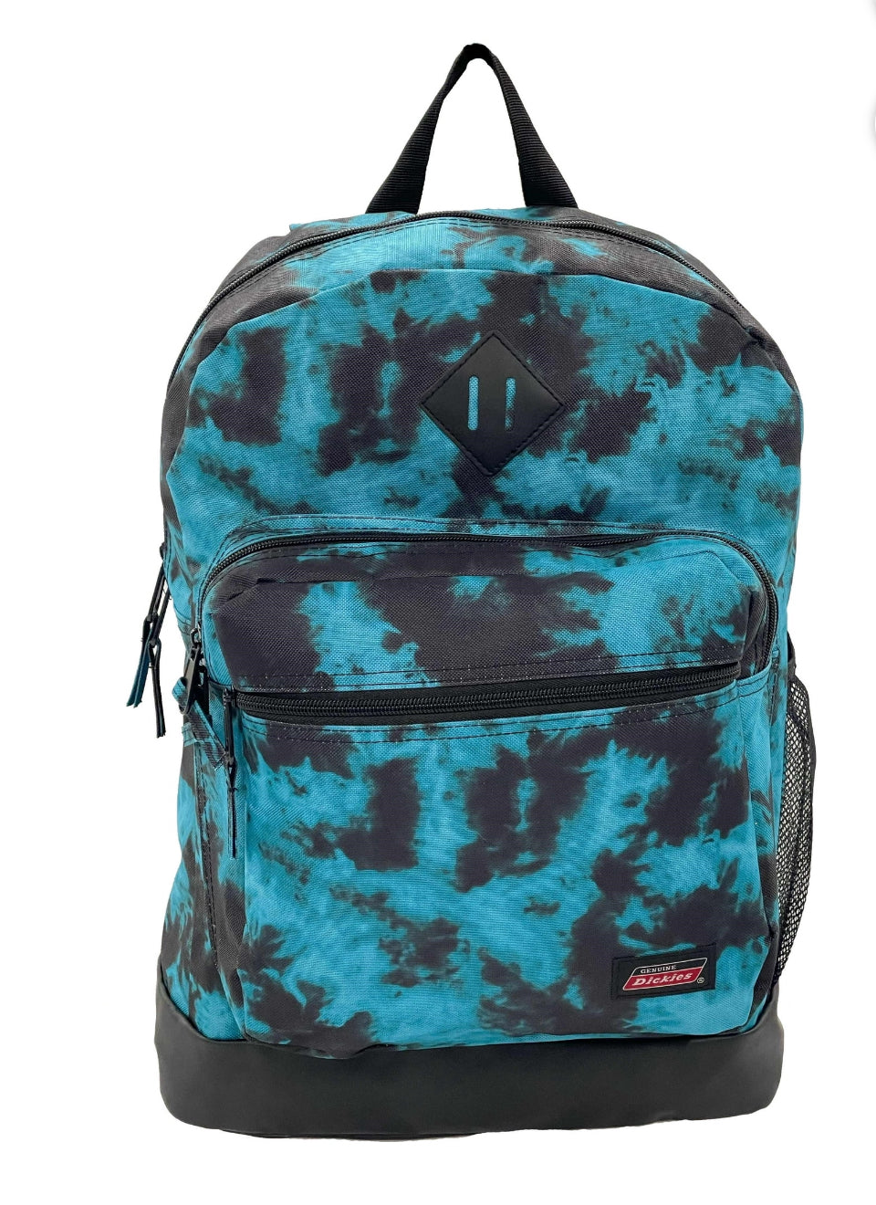 Genuine Dickies Unisex Varsity 17" Laptop Backpack Blue Tie Dye Wash