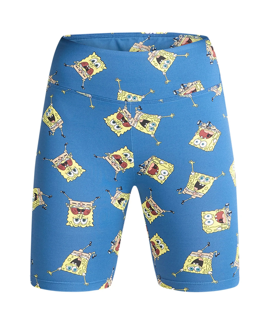 SpongeBob SquarePants Women's Print Bike Shorts