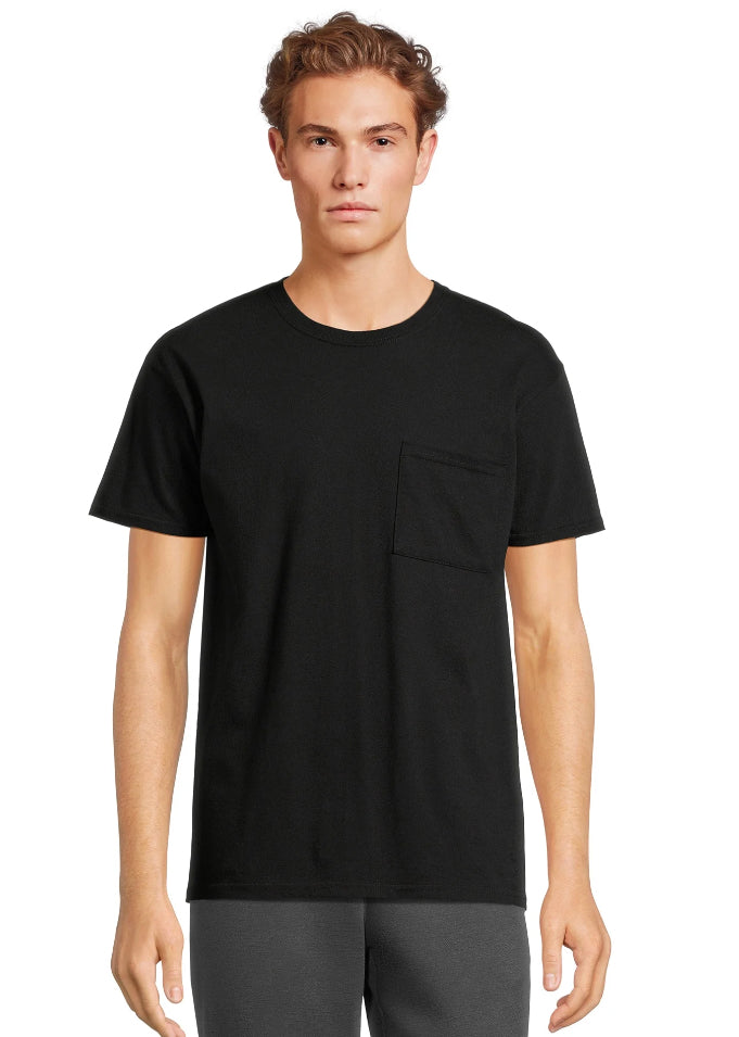 Athletic Works Men's and Big Men's Cotton Pocket Tee.