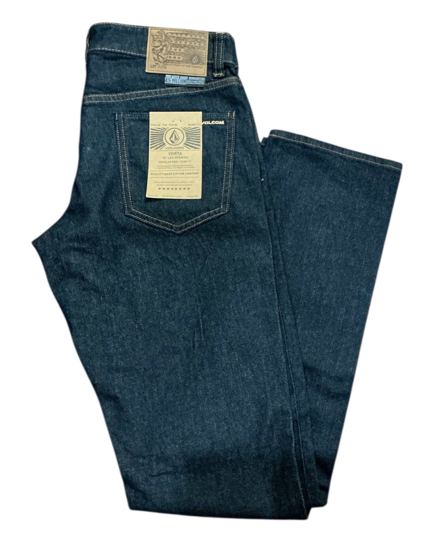 Volcom Vorta Slim Fit Jeans – RNSB Wash