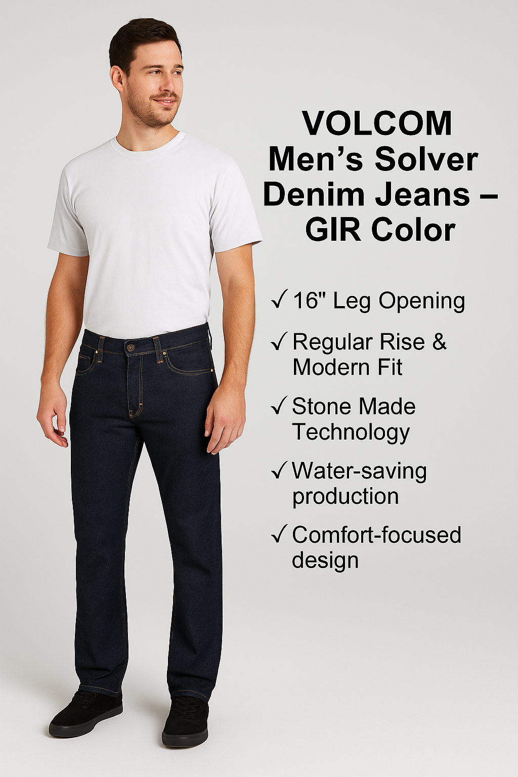 VOLCOM Solver Denim - Color GIR