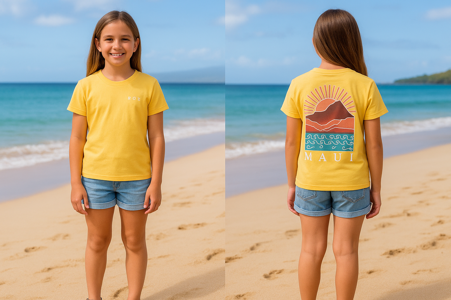 Get Lost BFC RG Maui” Graphic Tee – Girls