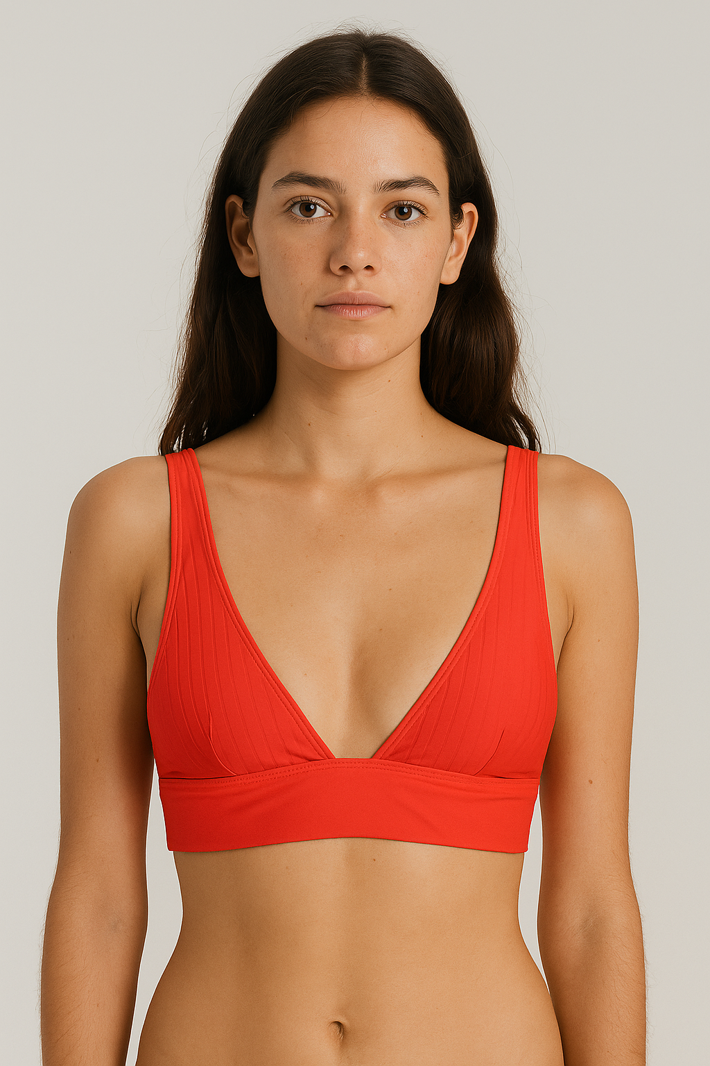 Billabong Eco-Conscious “Lined Up Remi Plunge” One-Piece Swimsuit