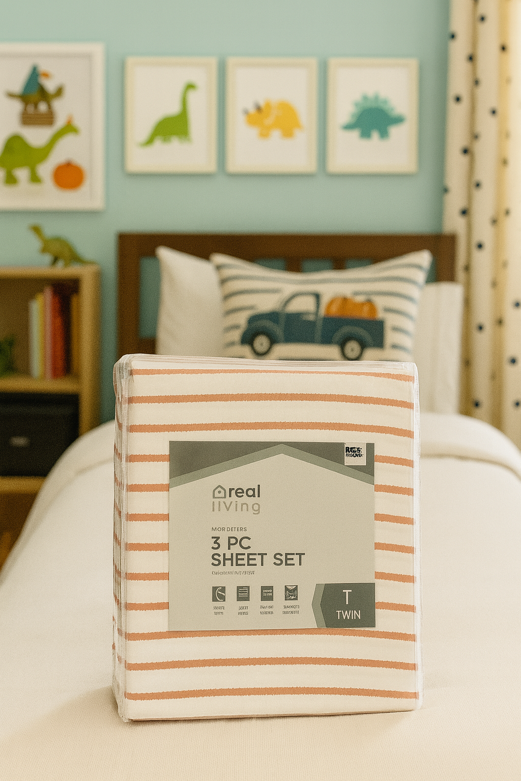 Real Living – 3 Piece Sheet Set (Twin)