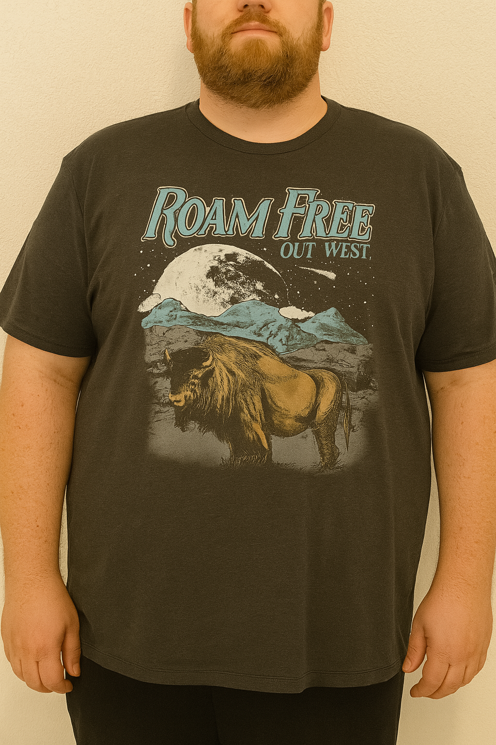 “Roam Free Out West” Buffalo Graphic Tee