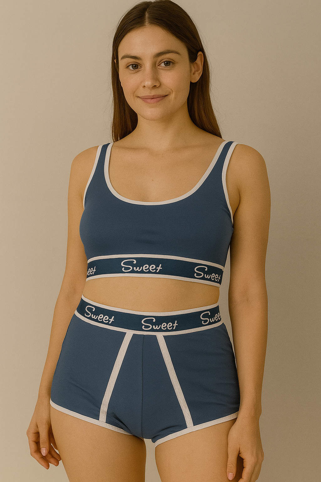 Sweet Ribbed Lounge Set
