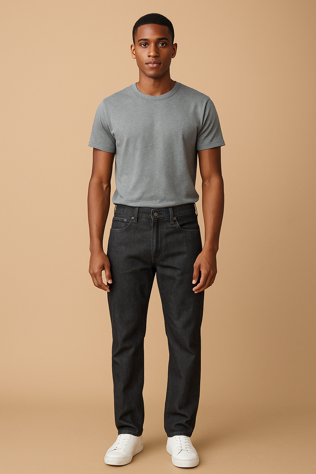 Volcom Solver Modern Straight Jeans - Rinse Black