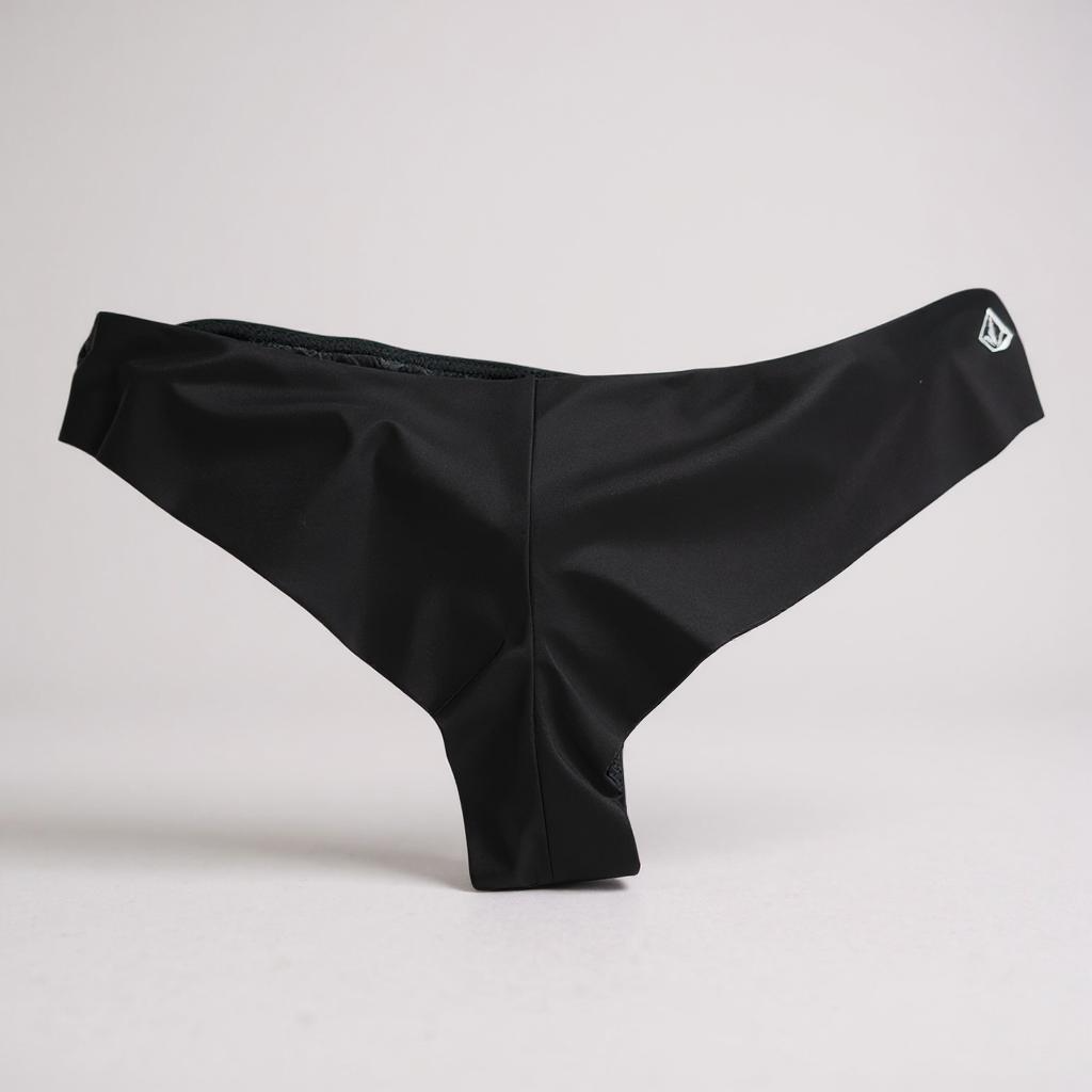 Volcom Simply Solid Cheekini Bikini Bottom – Black