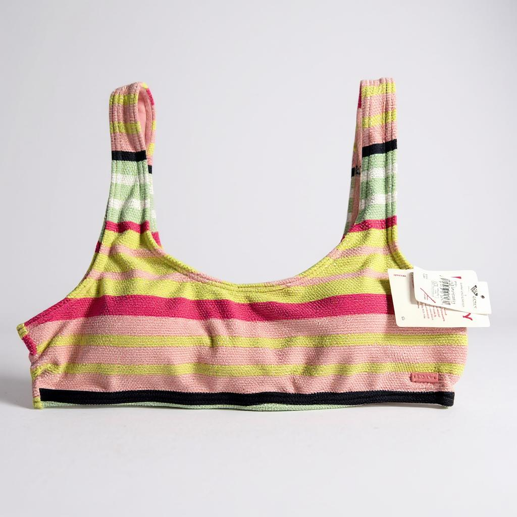 Roxy Stripe Soul Bralette Top – Multi