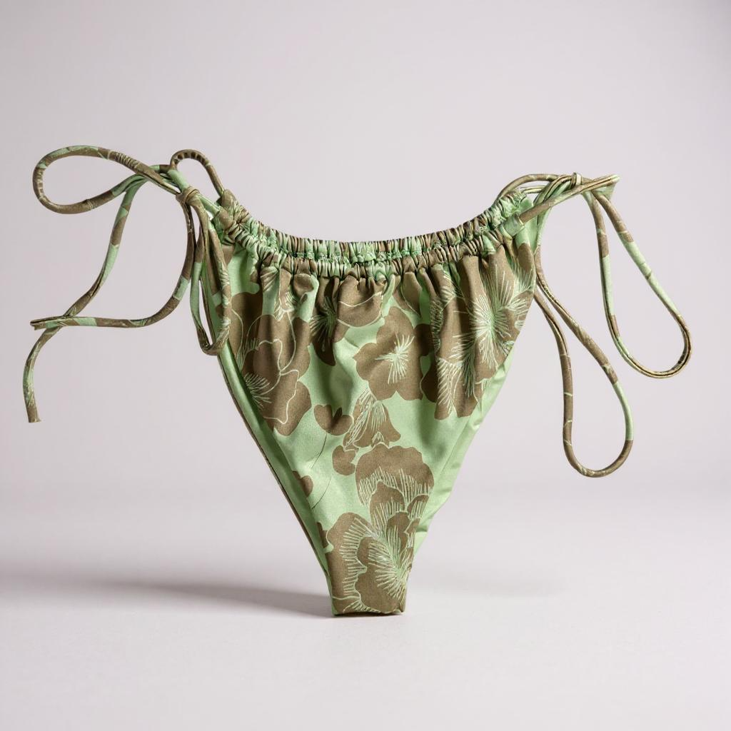 RVCA Low Rise Medium Coverage Bikini Bottom
