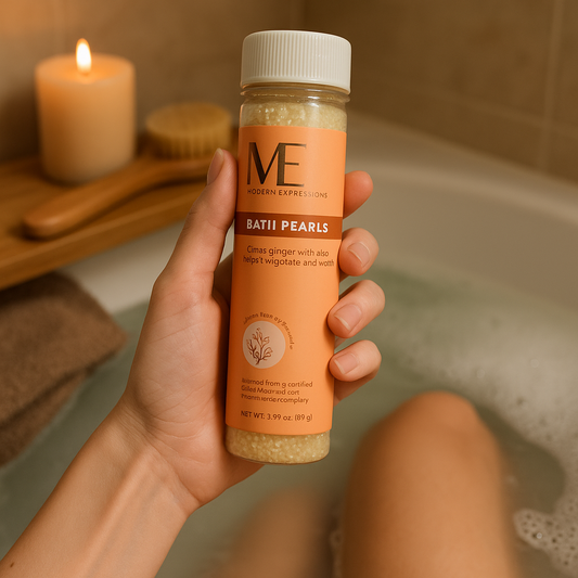 Modern Expressions Batii Pearls – Luxurious Bath Beads with Ginger & Aloe