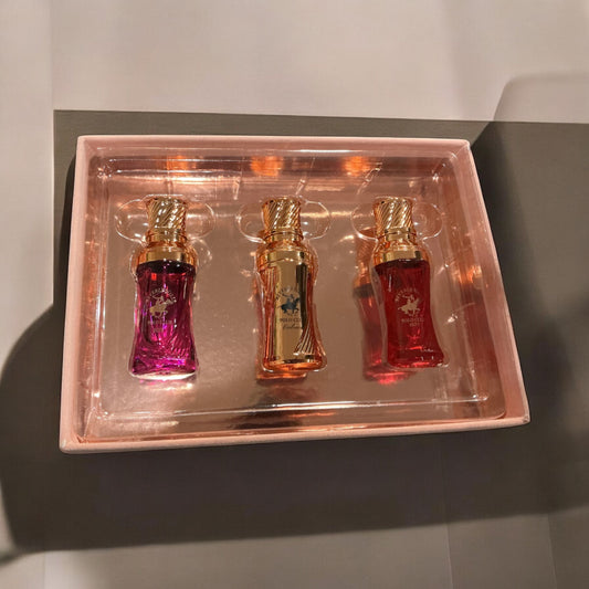 Beverly Hills Polo Club Women’s 3-Piece Perfume Set – Joy, Embrace, Hot (0.5 fl oz each)