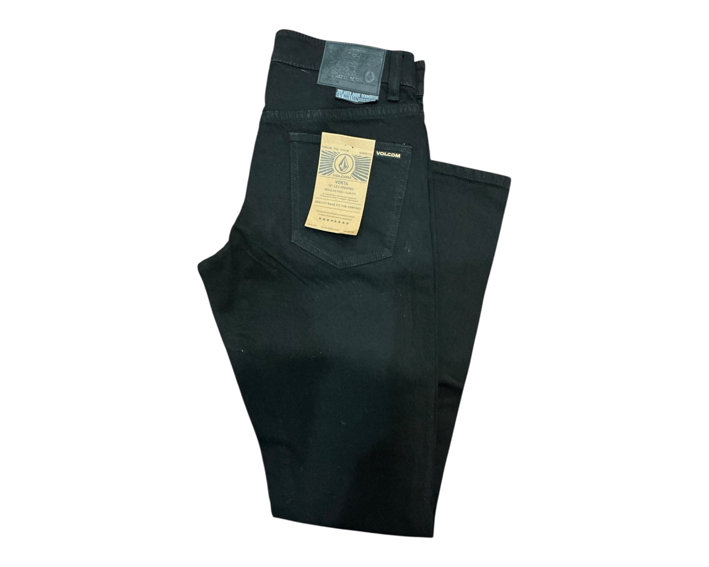 Volcom Vorta Stretch Denim Jeans – BLKC