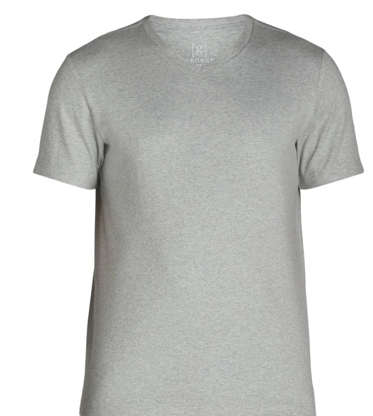 George Men’s & Big Men’s V-Neck Short Sleeve Tee.